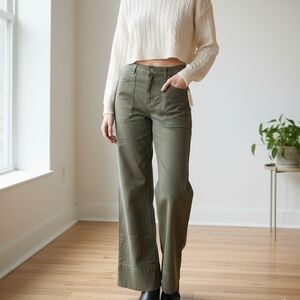 Anthropologie Sage Wide-Leg Pants
